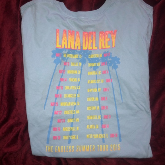 LANA DEL REY TOUR SHIRT - Picture 2 of 2
